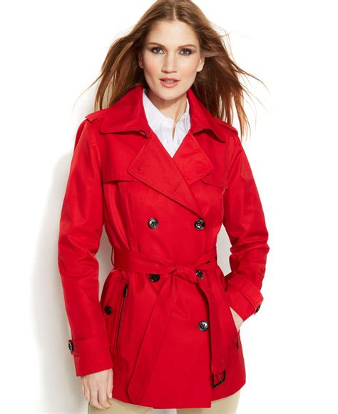 michael kors red jacket women's|Michael Kors women's jackets sale.